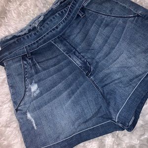 High Waisted Jean Shorts